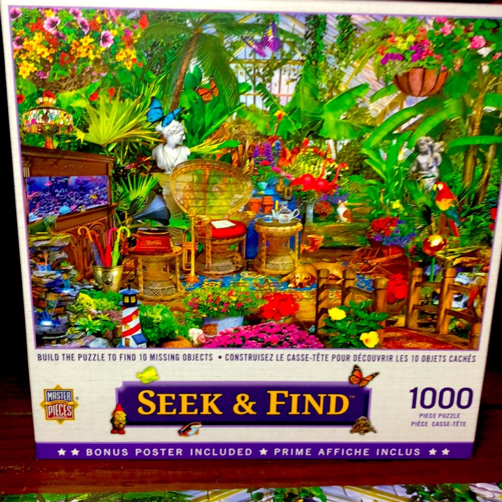 Seek & Find Garden Hideaway 1000 pieces